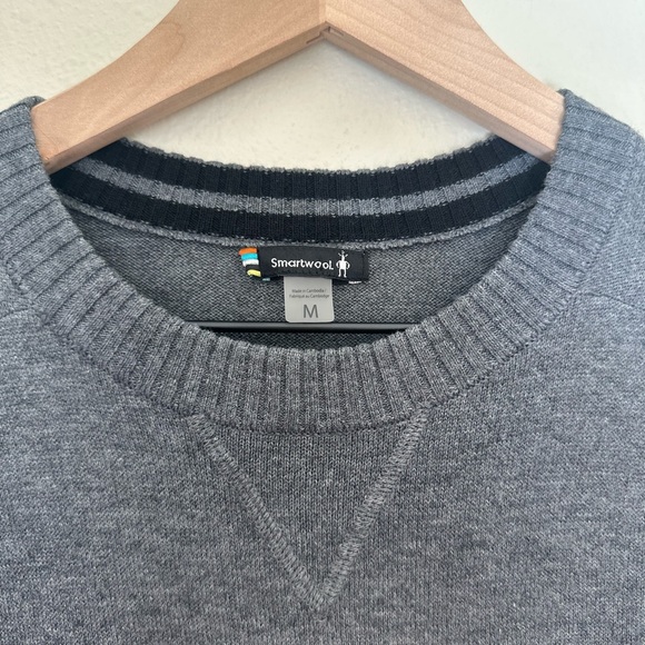 SMARTWOOL Sparwood‎ Crew Merino Wool Sweater - Picture 3 of 6